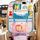 thumbnail image 2 of Organizador de asiento trasero de coche con dibujos animados, bolsas de almacenamiento colgantes con múltiples bolsillos para niños, botellas, pañuelos y juguetes, 2 of 7
