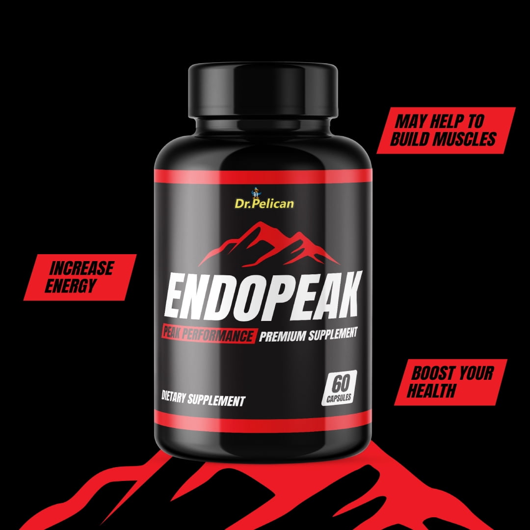 Endopeak- Bodybuilding & Weight Support- 60 Capsules- Dr. Pelican