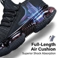 thumbnail image 2 of Running Sports Shoes,AMOX Men's Casual Air Cushioned Running Shoes Lightweight Breathable Walking Sneakers for Jogging and Daily Walking,Black Non Slip Fashion Running Shoes for Men, 2 of 7