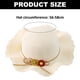 thumbnail image 2 of Sombrero de 56-58cm de circunferencia para mujer, protector solar, sombrero de paja de ala ancha y bolsa de paja, conjunto de sombrero para el sol para vacaciones de verano, 2 of 5