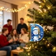 thumbnail image 6 of Clearance Cute Snowman Letter D Personalized Christmas Ornaments, Christmas Tree Decorations, 2D Christmas Tree Pendants for Xmas Tree Decor, 6 of 7