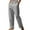 CL225 Grey, variant on Yuncity Men Pants Solid Color Mid Waist Elastic Pocket Button Commute Summer Classic Fitness Daily Work Wear Men's Trousers Size L Grey