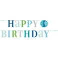 thumbnail image 3 of Blue Dots 1st Birthday Letter Banner, 3 of 3