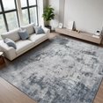 thumbnail image 1 of Abstract Area Rug x Modern Rugs for Living Room Neutral Machine Washable Rug Non Slip Carpet for Bedroom Office Living Room Dining Room Nursery Rug Grey &, 1 of 6
