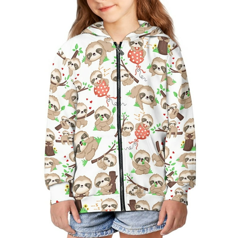 Sloth discount hoodie kids