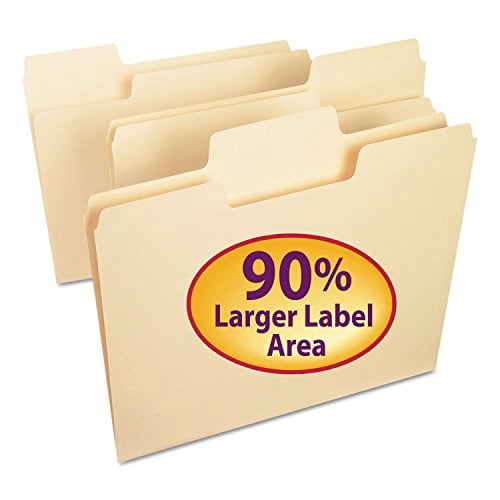 Smead Blank Card Guide Plain 3"H x 5"W Manila 100 per Box (55030)