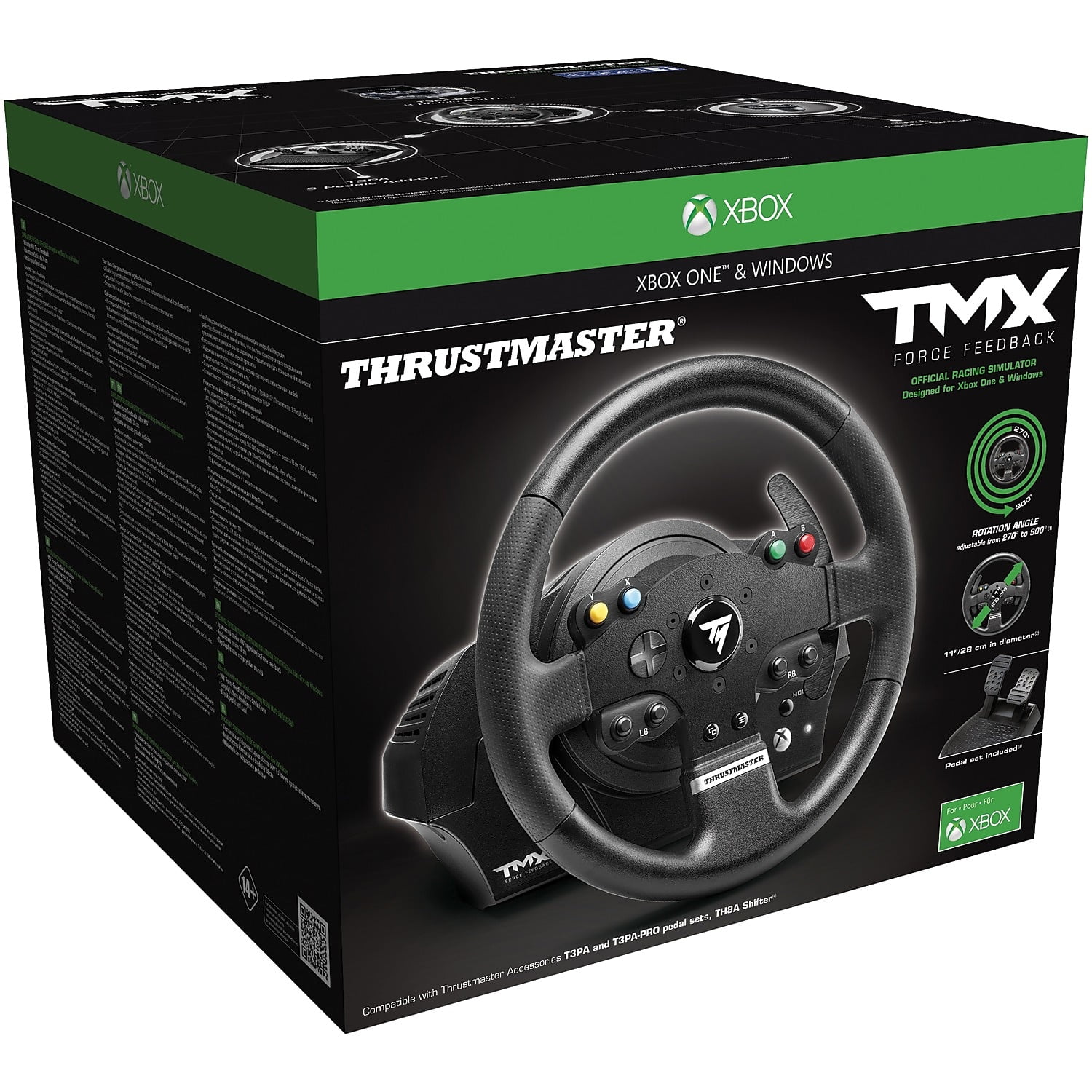 ThrustMaster TMX Force Feedback - Lenkrad- und Pedale-Set - kabelgebu,  214,90 €