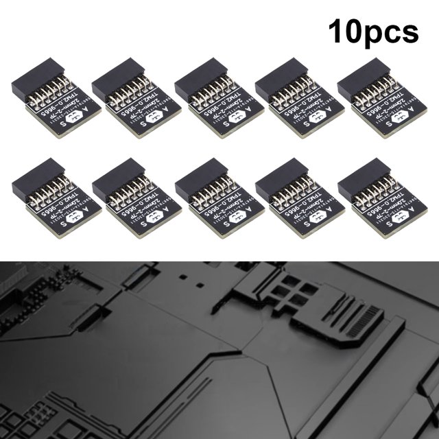 Interfaz LPC Del Procesador Cifrado TPM 2.0 para ASUS/MSI/ASRock (14 Pines ASUS)