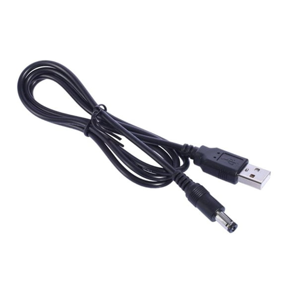 Quality USB to DC5.5 x 2.1mm Power Cord Charging Cable for Electronic Keyboard, LED Light Strip, 5V Voltage Device