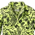 thumbnail image 2 of Jumping Beans Toddler Boy's Lime Green Doodle Fleece Jacket (2T), 2 of 4