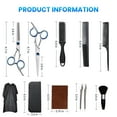 thumbnail image 3 of MTUYELI Hair Cutting Scissors Set - Professional Stainless Barber Scissors Hairdressing Shears Kit for Women Men Kids Pet Barber Salon Home, 3 of 6