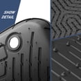 thumbnail image 4 of TPE Floor Mats Fit For 14-19 Silverado Sierra 1500-3500 Double Cab Front & 2nd 98241, 4 of 10