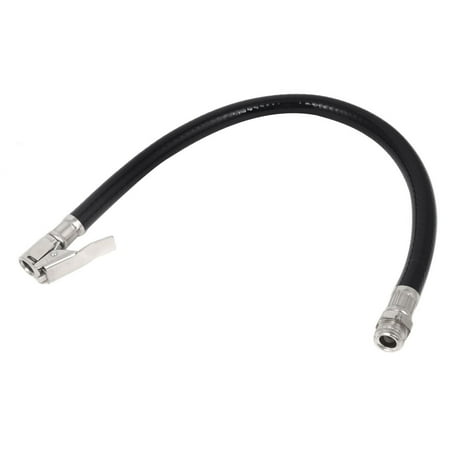Drysuit Inflator Hose - Truck Car Rubber Air Hose Lock on Clip Tire Inflator Tool 1/4PT Thread