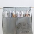 thumbnail image 3 of Transluscent Garment Cover Clothes Dust Cover Nonwoven Dust Prevention Waterproof Transparent Window Design Hanging Garment Protectors, 3 of 5