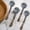 4pcs Blue Spoon, variant on Retro European Style Ceramic Coffee Spoon, Heat-Resistant Stirring Spoon for Coffee, Salad, Soup, Perfect for Kitchen, Dormitory, Restaurant, Great Holiday Gifts for Christmas, Thanksgiving, New Year