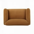thumbnail image 3 of Modern Simple Boucle Fabric Loveseat 50" with Birch Wood Legs and Comfortable Cushioning, 3 of 13