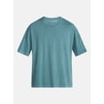 thumbnail image 5 of No Boundaries Men's Oversized Boxy Tee with Short Sleeves, XS-4XLT, 5 of 5