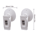 thumbnail image 4 of Speravity 2 uds Clips para ventana de coche montados 200G Clips de succión para ventana soportes de ventosa extraíbles para coche, blanco Type3 NO3, 4 of 6