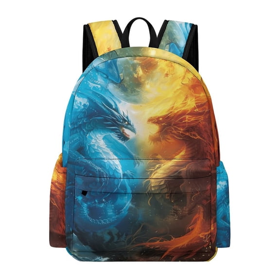 Dragon Backpack 17 Inch Cartoon Dragon Backpack Large Capacity Daily Commuter