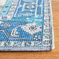 thumbnail image 4 of SAFAVIEH Saffron Donette Geometric Bordered Area Rug, Navy/Ivory, 5' x 8', 4 of 6