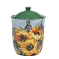 thumbnail image 3 of Certified International Sunflower Bouquet 3 Piece Canister Set 54 oz, 72 oz, 104 oz, Multicolor, 3 of 5
