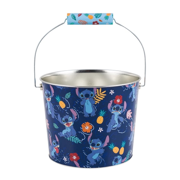 Disney Stitch Beverage Bucket 9" x 7", Party Favors, Dark Blue