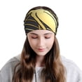 thumbnail image 5 of KLL Gold Spider On The Web Pirnt Wicking Running Beanie Head Wrap Cycling Bandana for Men Women, 5 of 8