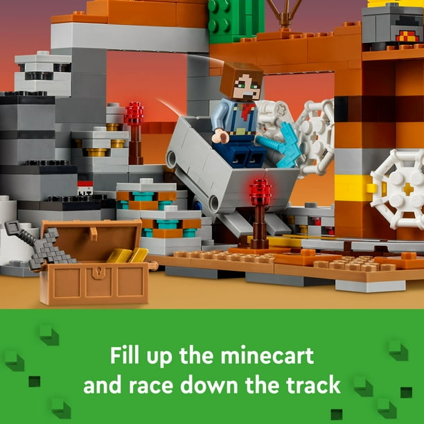 マインクラフト LEGO Minecraft Badlands Mineshaft Toy for Classroom Learning