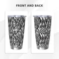 thumbnail image 3 of Rocae Zebra for 20 Ounces Stainless Steel Insulted Tumbler Car Cup Drink Mug Inspirational Graduate Present-Straw Two-piece Set, 3 of 8