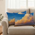 thumbnail image 5 of Nature Sky Outdoor Waterproof Throw Pillow Covers 20x12 Set of 2, Farmhouse Pastoral Mountain Trees Scenery Decorative Pillowcases Cushion Pillowcase for Couch Sofa Patio Outside Pillow Protector, 5 of 9