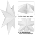 thumbnail image 3 of 5 uds adorno de estrella de papel navideño-45CM negro, 45CM blanco*2, 45CM gris*2 Adepaton HR-0002, 3 of 8