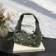 thumbnail image 4 of Bolso Con Tachuelas Mujeres Falsas Gamuza Correa Ajustable Cierre Vagabundo, 4 of 9