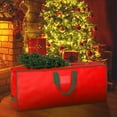 thumbnail image 5 of HongHeng Christmas Tree Storage Bag, Artificial Christmas Tree Storage Box, Waterproof Xmas Tree Storage Tote, Oxford Material with Durable Handles & Zipper, Protects from Moisture & Dust, 5 of 9