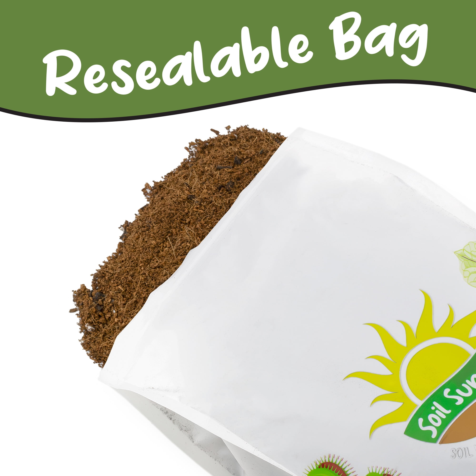 Terrarium Potting Soil Mix (8 Quarts), w/ Blended Filtering Charcoal Custom Made for Terrariums