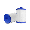 thumbnail image 1 of 2-Pack Reusable Polyester & Plastic Pool/Spa Filter Cartridge - 243mmx150mm, 45mm Hole Diameter - High Filtration Accuracy, Large Area for Hydrotherapy, Swimming Pools, Water Parks, Massage Pools &, 1 of 7