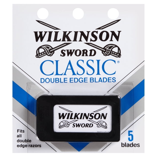 Wilkinson Sword Recambios de Hojas de Afeitar de Doble Filo para Hombres 5 Unidades
