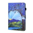 thumbnail image 3 of SaniMore Wallet Case for iPad 10th Generation 10.9" 2022, Auto Wake/Sleep PU Leather Case Shockproof TPU Shell Painted Magnetic Clasp Card Slot Pen Holder Anti-slip Strip Stand Drop-proof Case, Tree, 3 of 9