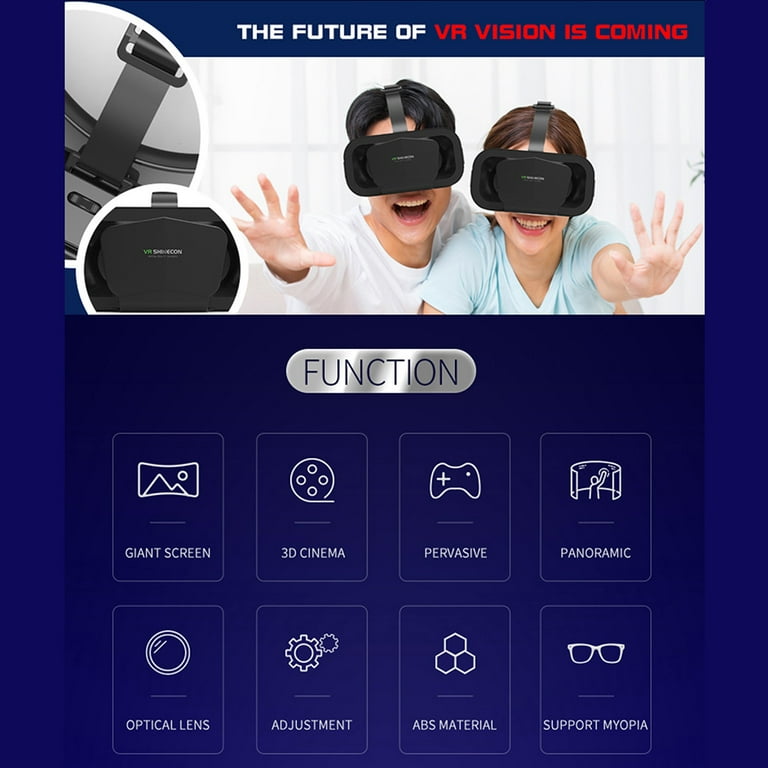 Virtual top vision glasses