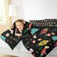 thumbnail image 4 of Feelyou Cartoon Ballet Princess Queen Comforter Set for Kid, Nutcracker Royal Guarder Bedding Sets, Christmas Tree Reversible Bedding Comforter Set, Ultra Soft Home Decor, 3pcs, 4 of 8