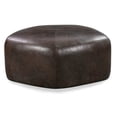 thumbnail image 2 of Poly and Bark Porto Ottoman in Madagascar Cocoa, 2 of 10