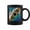 Black, variant on Retro Total Eclipse 2024 Groovy North American Tour Concert Coffee Mugs