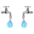 thumbnail image 4 of Nuevo Interesante Grifo Pendientes Pendientes Gota de Agua Lovelys Pendientes Agujas de Plata Adornos, 4 of 8