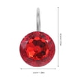 thumbnail image 2 of KAKOWELY Elegant Design Shower Curtain Holder Crystal Shape 12Pcs 2.6X2.4X1.4In, 2 of 8