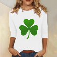 thumbnail image 2 of St Patricks Day Shirt Women Clover Graphic Crewneck Long Sleeve Shirts Ladies Casual Tops St. Patrick‘s Day Outfits, 2 of 4