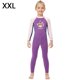 thumbnail image 3 of Eigraketly Traje de baño para niños, traje de baño de una pieza de manga larga a prueba de sol para niñas, traje de baño cálido de neopreno Deportes acuáticos Violeta XXL, 3 of 6