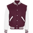 thumbnail image 5 of Holloway Sportswear M Varsity Jacket Maroon/White 224183, 5 of 5