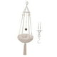 thumbnail image 3 of Macramé Gato Hamaca Cama Percha Bohemio Colgante de pared Tejido a mano Manta Estera de juguete para dormir Tomando el sol Escalada al aire Salvador Hamaca para gatos, 3 of 10