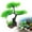 D, variant on Plastic Aquarium Plants,Artificial Fish Tank Decorations Realistic Bonsai Tree,with Base Green Aquatic Water Plants for Natural Underwater Landscape,1 Piece(Green)