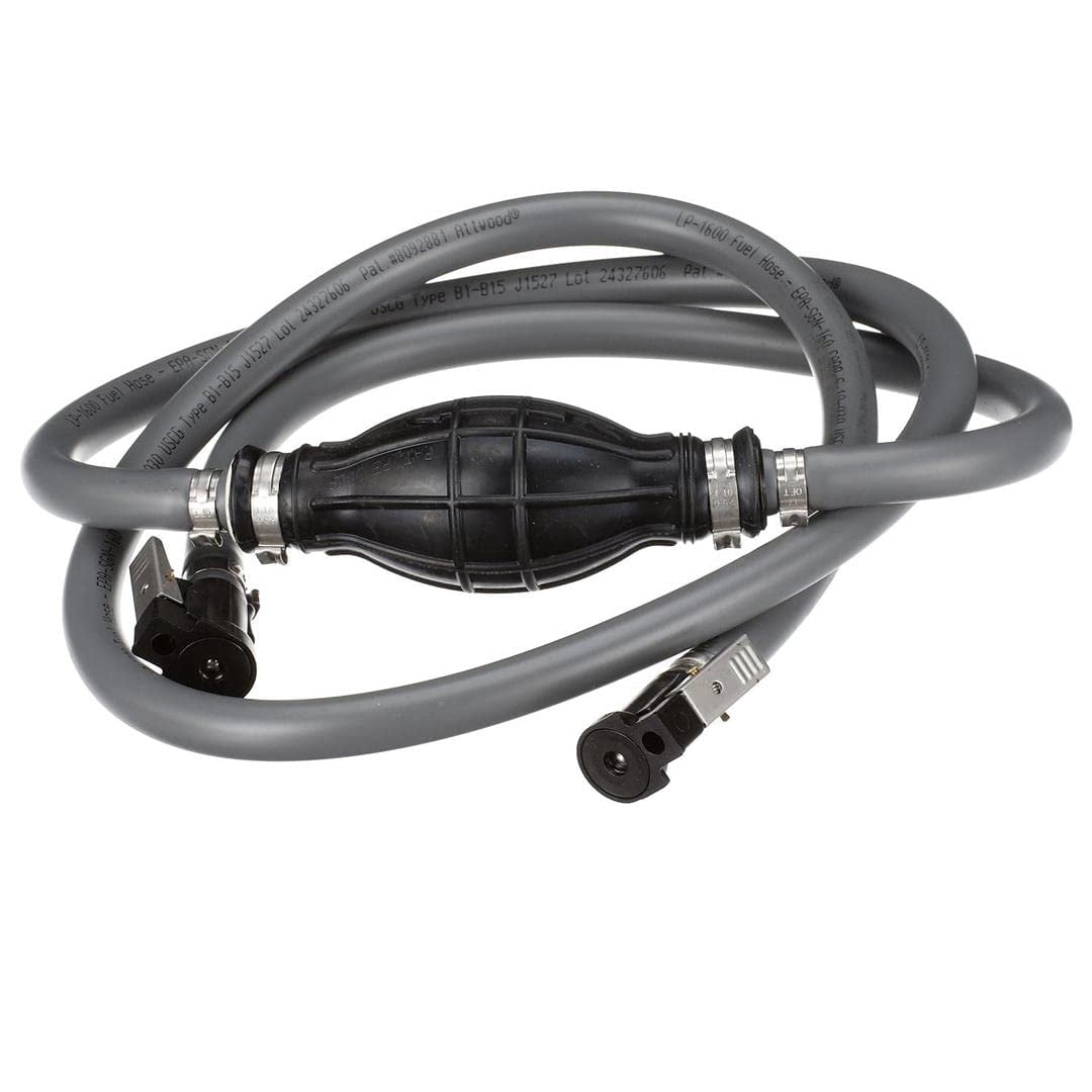 Attwood Marine Johnson/Evinrude Fuel Line Hose Kit - 3/8" Diameter x 6' Length, No Tank Fitting