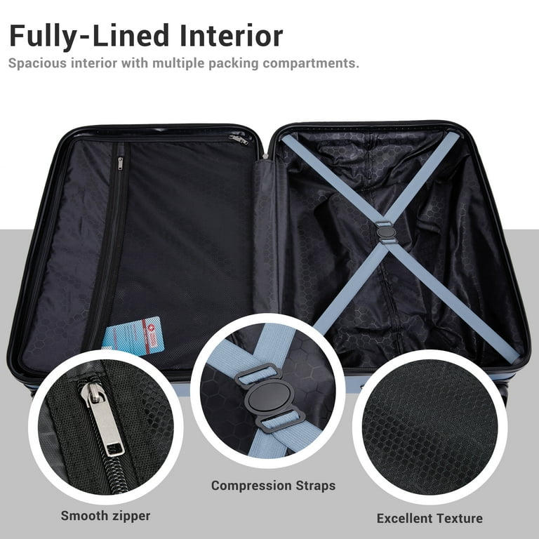 新品未開封Terminal 3 3House Travelhouse Luggage Set 3 Piece Hardshell Spinner Suitcase